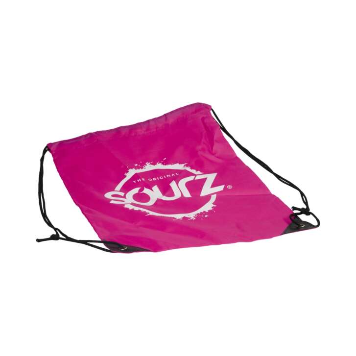 Sourz Liqueur Jute Bag Backpack Festival Travel Pink Pink Bag Backpack