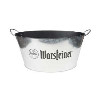 XXL Warsteiner beer ice bucket cooler metal ice box...