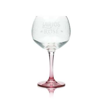 Larios Rose Gin Glass 0,4l Balloon Glass Pink Cocktail...