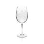6x Moet Chandon champagne glass wine glass white writing