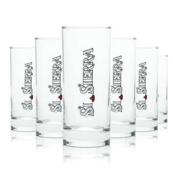 6x Sierra Tequila Glass 0,2l Longdrink Cocktail Glasses...