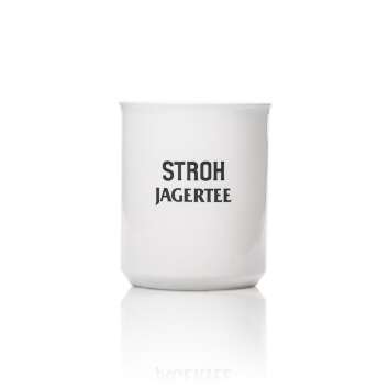6x Straw rum glass cup Jagertee ceramic