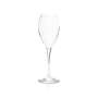 6x Veuve Clicquot Champagne glass 0.1l flute goblet stemmed glass glasses Gastro Noble