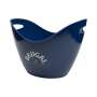 Brugal Rum Cooler Ice Box Bottle Ice Cube Container Blue Single Bucket Ice Cooler