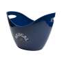 Brugal Rum Cooler Ice Box Bottle Ice Cube Container Blue Single Bucket Ice Cooler