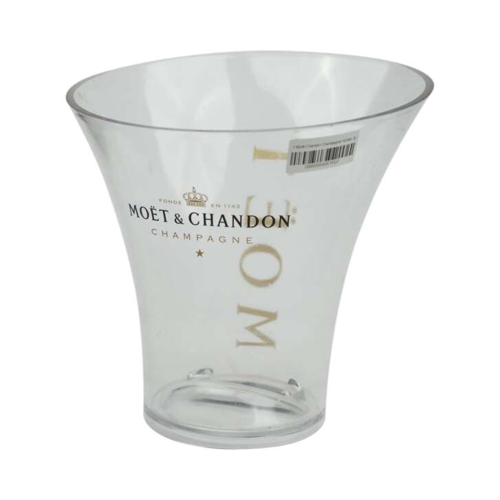 Moet Chandon champagne cooler single gold used ice cube bottle container