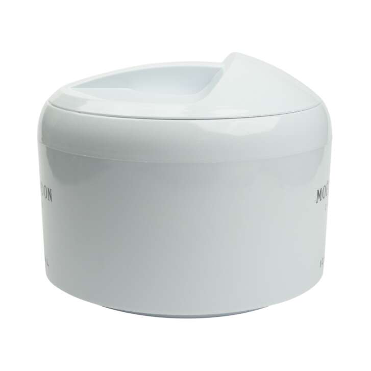 1x Moet Chandon Champagne Cooler Ice Box White Ice Imperial Round