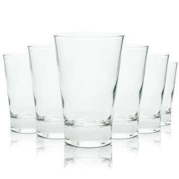 6x Gerolsteiner water glass 0,27l Longdrink York Rastal...