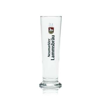 6x Neumarkter Lammsbräu Beer Glass 0,2l Stange...