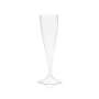 20x champagne glasses disposable glass plastic garden party champagne cups outdoor