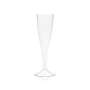 20x champagne glasses disposable glass plastic garden party champagne cups outdoor