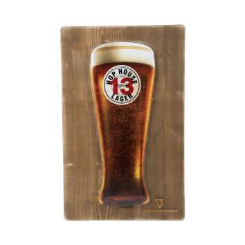 Guinness beer illuminated sign Hop House Lager 48x30cm...