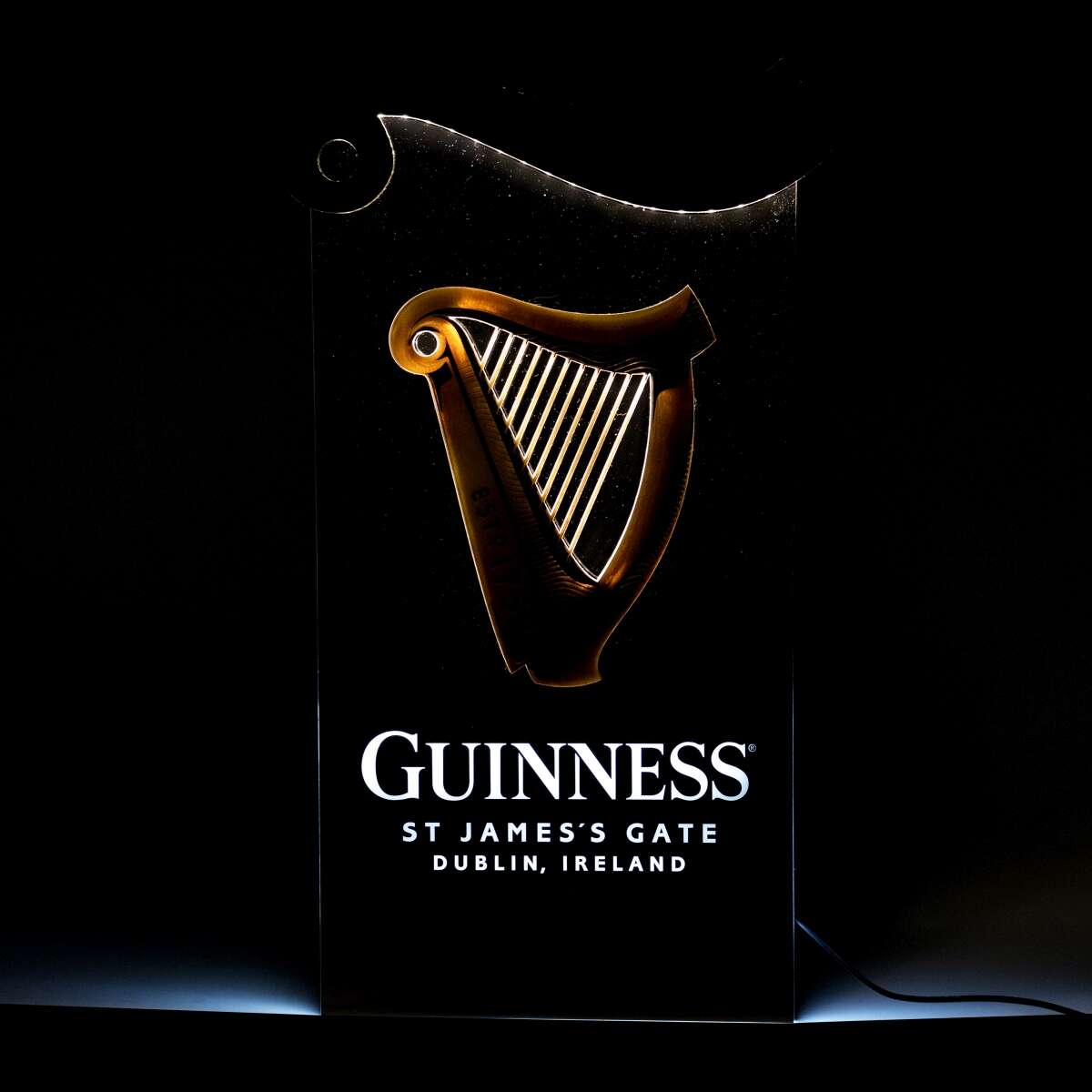 Guinness neon sign | 58x32 cm Guinness harp LED