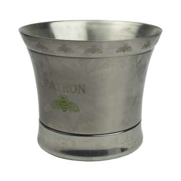 Patron Tequila metal cooler bucket bar container ice box...