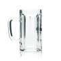 6x Becks beer glass 0,3l jug relief Sahm Seidel old logo relief glasses jugs