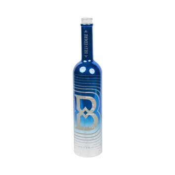 Belvedere Vodka bottle 1,75L EMPTY LED Blue "B"...