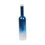 Belvedere Vodka bottle 1,75L EMPTY LED Blue "B" Edition used craft lamp