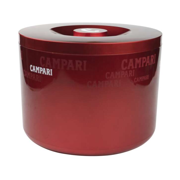 Campari cooler bottles ice box lid 10l ice cube container box red bar