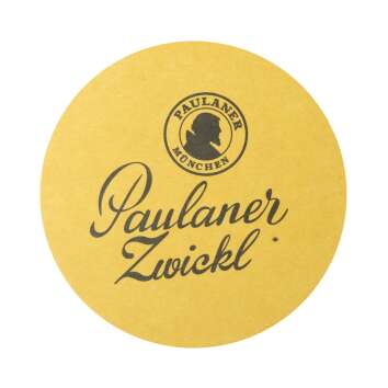 100x Paulaner beer coasters "Zwickl" coasters...