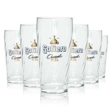 6x Sofiero beer glass 0,4l Willi mug 1888 Swedish strong...
