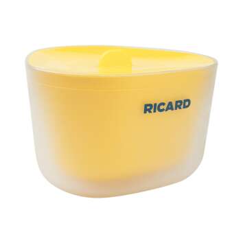 Ricard ice box Cooler Bottles Ice cube container yellow...