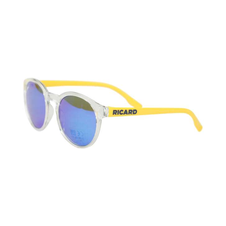 Ricard Pastis sunglasses unisex UV400 retro glasses nerd blue yellow glasses