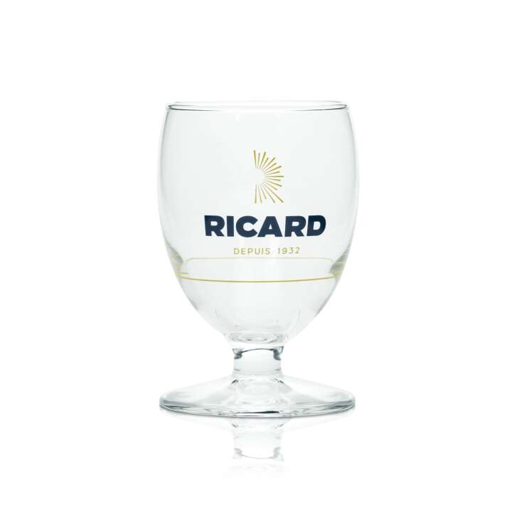 Ricard glass 0,1l mini tulip anise glasses cocktail France bistro stemmed goblet