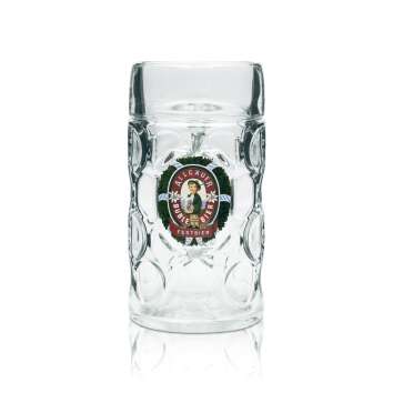 Allgäuer Büble glass beer 1l beer mug...