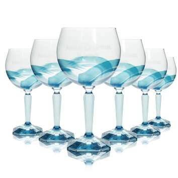 6x Bombay Sapphire Gin Glass Stir Creativity 68cl glasses...