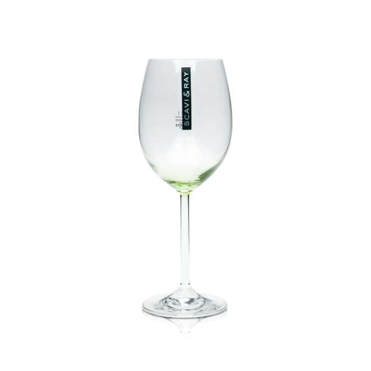 Scavi & Ray glass balloon green base Hugo cocktail glasses Prosecco Leonardo