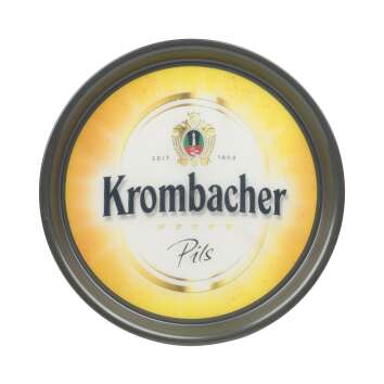 Krombacher Beer Tray 37cm Plastic Anti-Rust Black Glasses...
