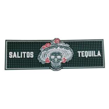 Salitos beer bar mat 50x16cm green tequila draining mat...