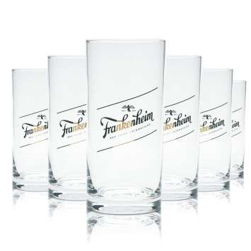 6x Frankenheim Beer Glass 0,2l Alt Stange Mug Glasses Cup...