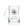 6x Warsteiner beer glass 0.2l mug Party Seidel handle glasses mugs Beer