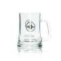 6x Warsteiner beer glass 0,3l mug Party Seidel handle glasses mugs Beer