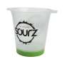 Sourz liqueur cooler LED single green/white bottle ice cube box container bar