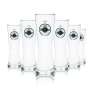 6x Warsteiner Beer Glass 0,4l Goblet Herb Cup Glasses Tulip Bar Mug Willi Bar