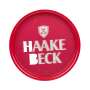 Haake Beck Beer Tray 37cm Red Anti-slip Plastic Glasses Served Gastro