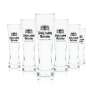 6x König Ludwig beer glass 0,3l wheat beer glasses non-alcoholic Exklusiv Weizen Hefe