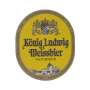 70x King Ludwig beer coaster white beer coaster glass beer felt natural cloudy