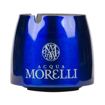 Acqua Morelli ashtray stainless steel blue 6.5cm diameter...