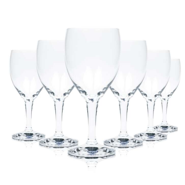 6x Vio water glass 0.2l stemmed glasses tulip goblet gastro hotel table breakfast
