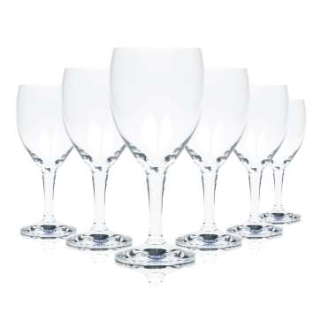 6x Vio water glass 0.2l stemmed glasses tulip goblet...