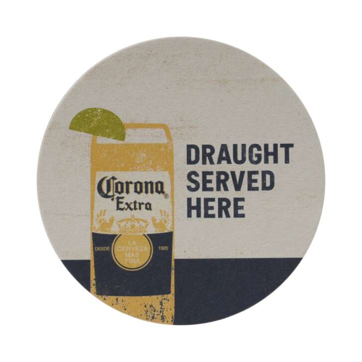 100x Corona beer mat coaster glass table protector beer felt white extra