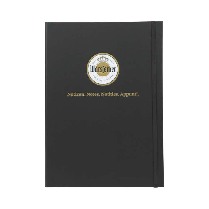 Warsteiner beer notebook DIN A4 cover black high quality booklet Gastro