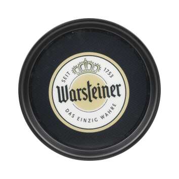 Warsteiner beer tray black 37cm rubberized glasses...