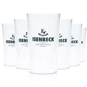 10x Isenbeck beer reusable cups 0,3l Festival Beer Cup...