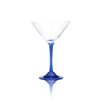 Citadelle Vodka Glass Martini Blue Foot Cocktail Glasses...