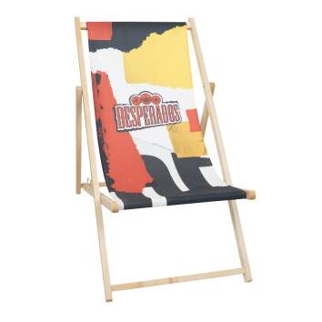 Desperados deck chair folding beach garden lounge beach...
