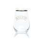 6x Baileys glass tasting 0,15l tumbler gold rim liqueur glasses 4cl calibration mark Gastr
